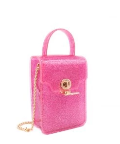 Bewaltz New Nicola Mini Crossbody Glitter Pink