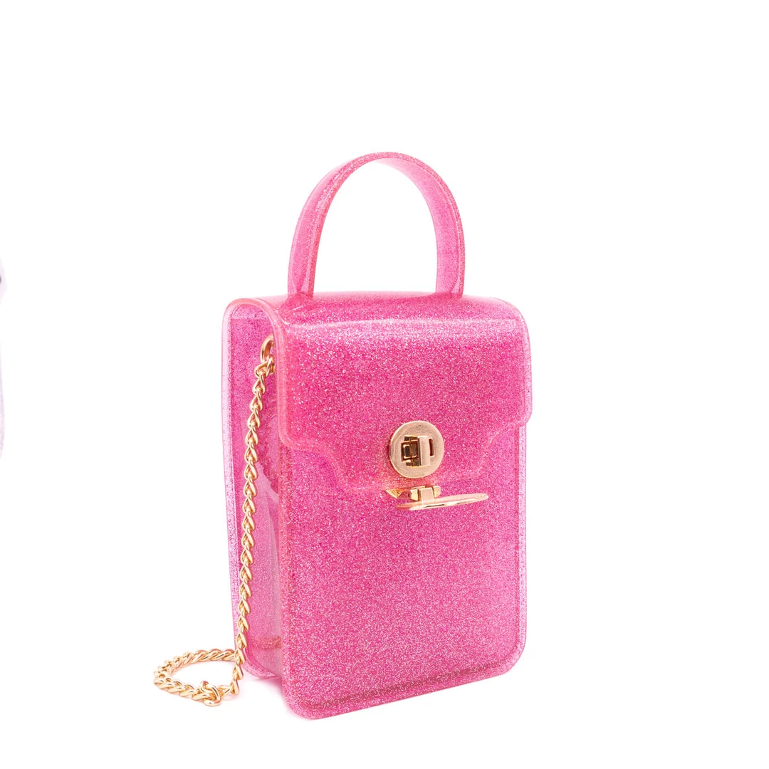 Bewaltz New Nicola Mini Crossbody Glitter Pink