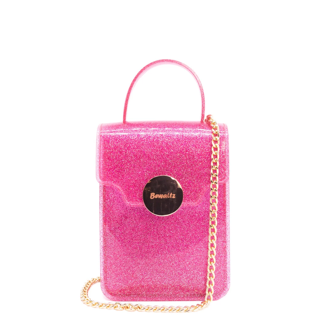 Bewaltz New Nicola Mini Crossbody Glitter Pink