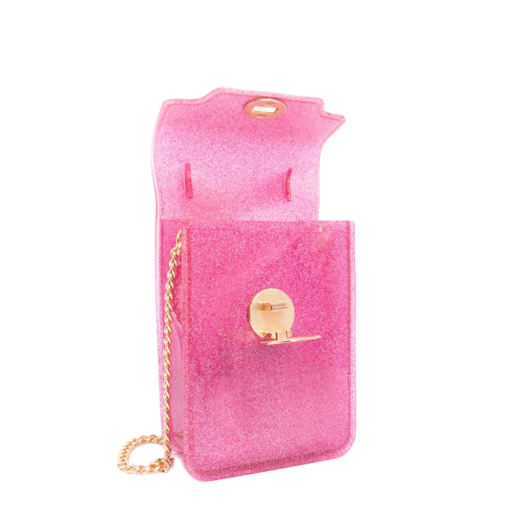 Bewaltz New Nicola Mini Crossbody Glitter Pink