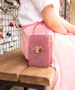 Bewaltz New Nicola Mini Crossbody Glitter Pink