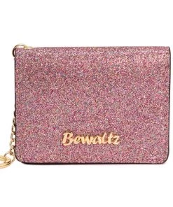 Bewaltz Mia Glitter Keychain Wallets New