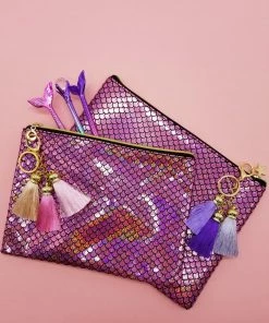 Bewaltz Mermaid Makeup Small Pouch - Pink