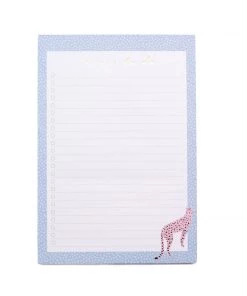 Bewaltz Stationery Pink Leopard Magnetic Notepad