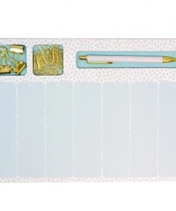 Bewaltz Blue Polka Dot Notepad Set Stationery