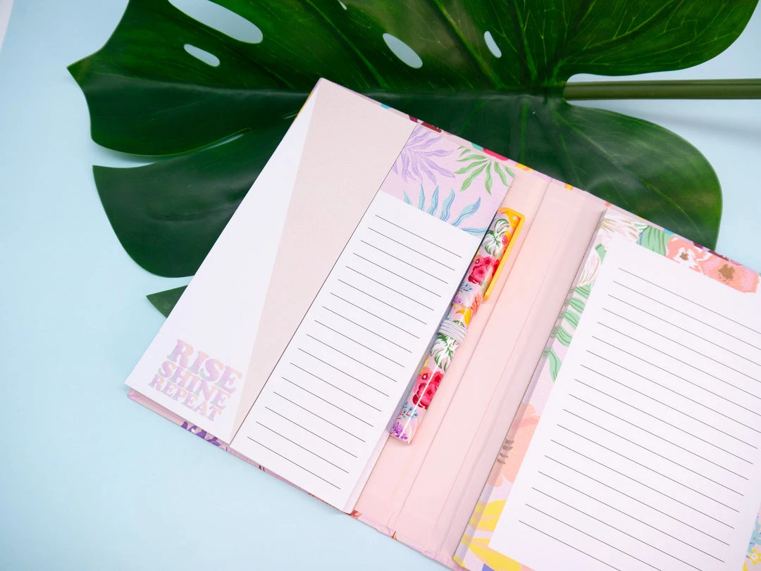 Bewaltz Tropical Florals Notepad & Pen