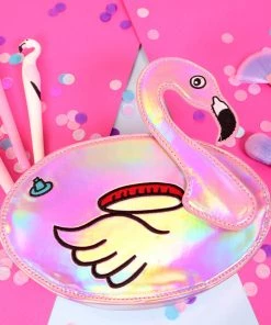 Bewaltz Fun Flamingo Floaty Party Handbag New