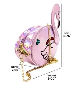 Bewaltz Fun Flamingo Floaty Party Handbag New