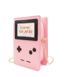 Bewaltz Retro 8-Bit Gamer Handbag Pink