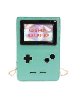 Bewaltz Retro 8-Bit Gamer Handbag Green