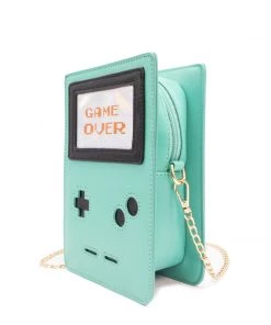 Bewaltz Retro 8-Bit Gamer Handbag Green