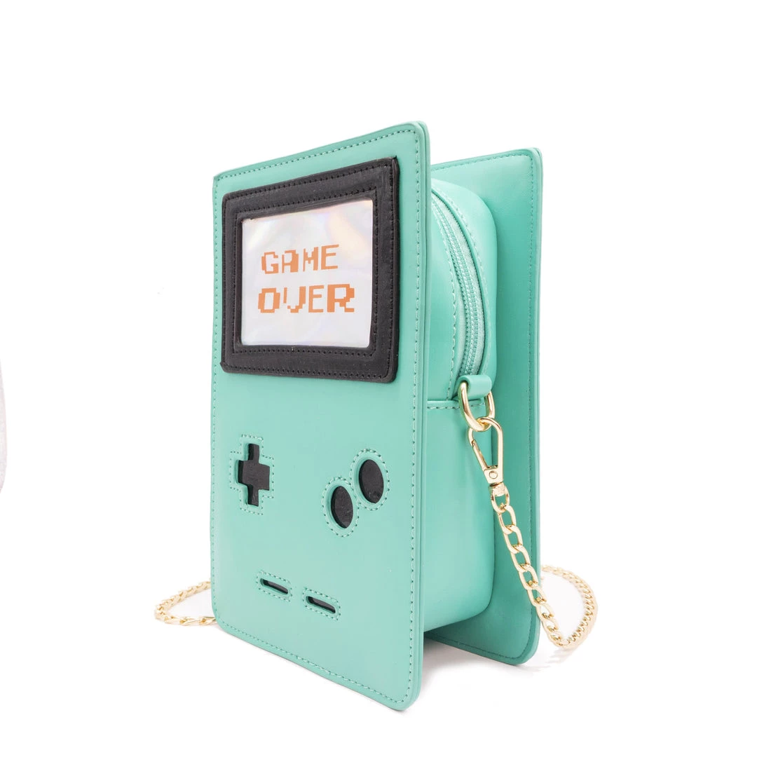 Bewaltz Retro 8-Bit Gamer Handbag Green