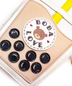 Bewaltz Bobalicious Milk Tea Handbag New