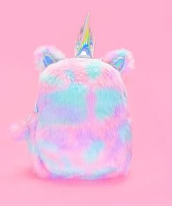 Bewaltz New Plush Rainbow Unicorn Backpack - Sherbet