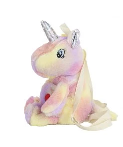 Bewaltz Plushie Heart Unicorn Backpack - Pink New