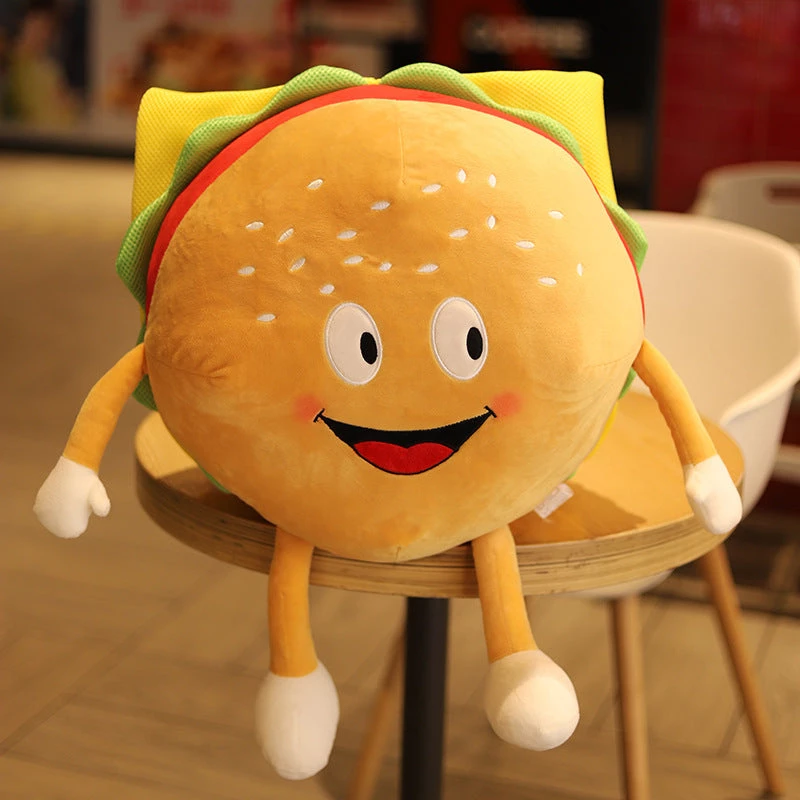 Bewaltz Hamburger Plushie New