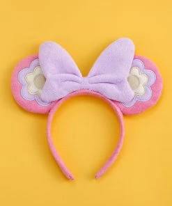 Bewaltz New Soft Plush Bow With Ears Headband Set 2 - 4 Pieces