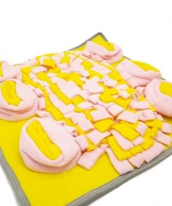 Bewaltz Pink & Yellow Feeding Pad Pets