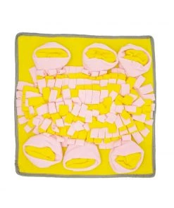 Bewaltz Pink & Yellow Feeding Pad Pets