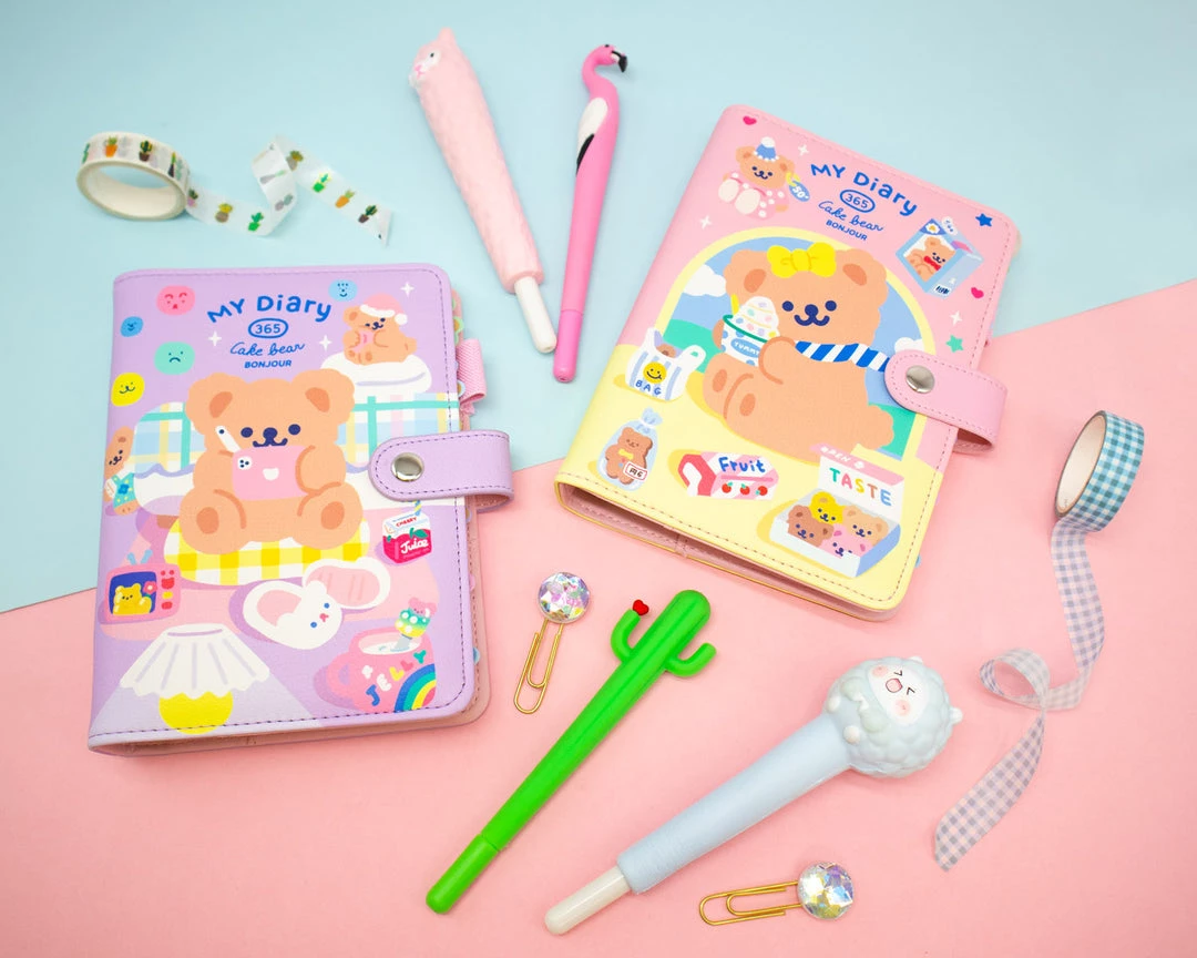 Bewaltz Cute Bear Planner - Snack Time New