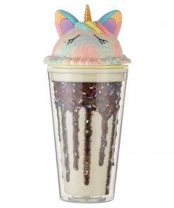 Bewaltz Unicorn Scoop Cone Tumbler - Vanilla New