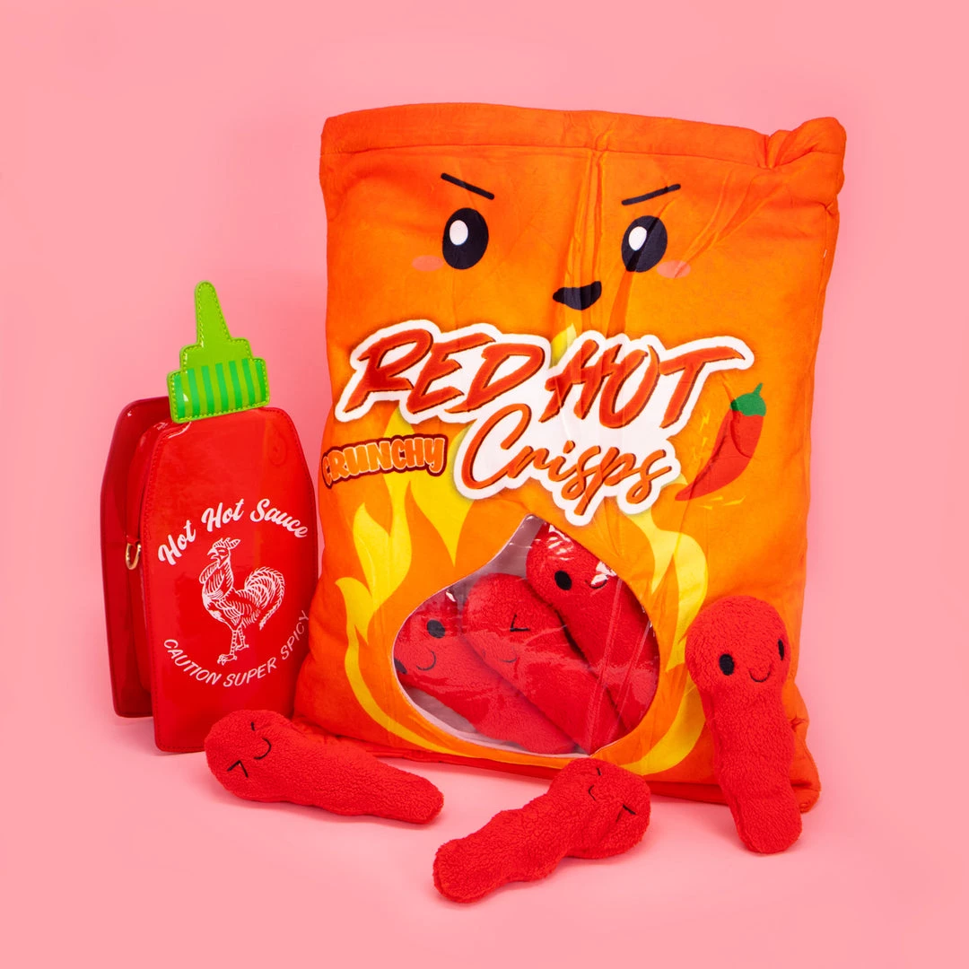 Bewaltz Mini Plushies - Red Hot Crisps New