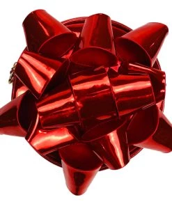 Bewaltz Bags Glitzy Gift Ribbon Handbag - Red