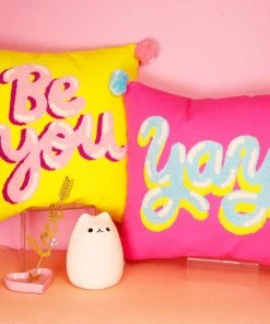 Bewaltz Decor Square Hook Pillow - Yay