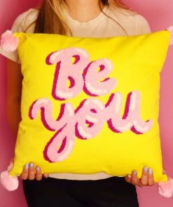 Bewaltz Decor Square Hook Pillow - Be You