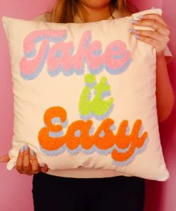 Bewaltz Square Hook Pillow - Take It Easy