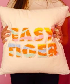 Bewaltz Decor Square Hook Pillow - Easy Tiger