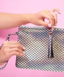 Bewaltz Mermaid Makeup Pouch Small Silver Sale