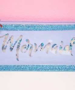 Bewaltz Floating Glitter Mermaid Pencil Pouch