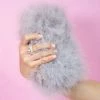 Bewaltz Furry Clutch - Gray