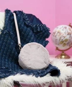 Bewaltz Sale Furry Circle Crossbody Bag