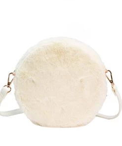 Bewaltz Sale Furry Circle Crossbody Bag