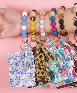 Bewaltz Beaded Bracelet Card Holder - Patterned Set - Version 2, 12pc New