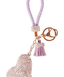 Bewaltz Diamond Charm Heart - Purple