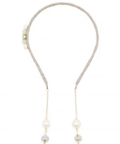 Bewaltz Earring Headband - Beige Pearl Hair Accessories & Hats