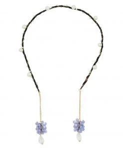 Bewaltz Accessories Earring Floral Headband - Blue