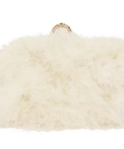 Bewaltz Sale Furry Clutch - White
