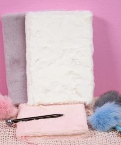 Bewaltz Furry Notebook - White Stationery