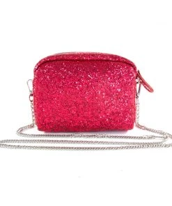 Bewaltz Sale Glitter Crossbody Handbag - Hot Pink