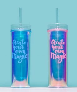 Bewaltz Drinkware Holographic Tumbler - Blue