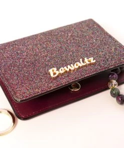 Bewaltz Mia Glitter Keychain Wallets New