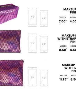 Bewaltz Mermaid Makeup Large Pouch Pink