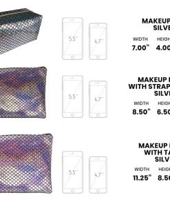 Bewaltz Mermaid Makeup Pouch Small Silver Sale