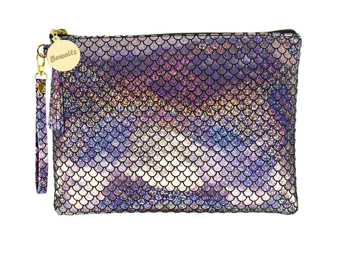 Bewaltz Mermaid Makeup Pouch Small Silver Sale