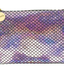 Bewaltz Mermaid Makeup Large Pouch Silver
