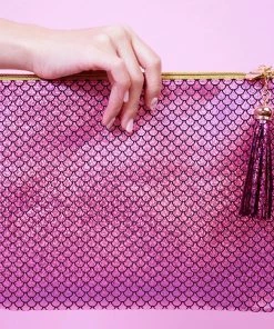Bewaltz Mermaid Makeup Large Pouch Pink